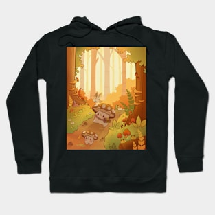 Fall forest walk Hoodie